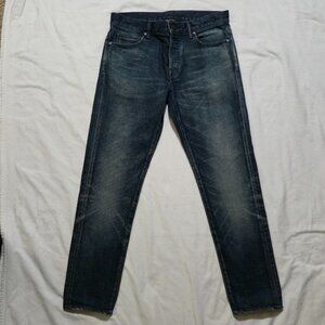 John Elliott "The Cast 2" Japanese Denim size 28, Distressed, Stretch, Indigo